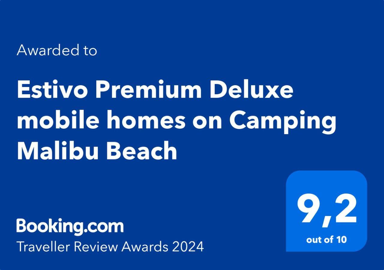 Estivo Premium Deluxe Mobile Homes On Camping Malibu Beach Лідо-ді-Єзоло Екстер'єр фото